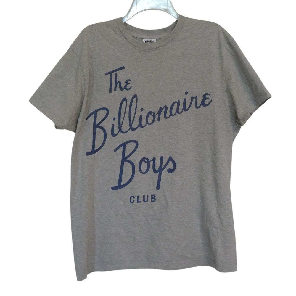 Billionaire Boys Club Tee Shirt Double Sided Living Room Sketch Astronaut Mens L